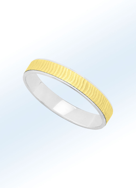 Ringen - Briljanten trouwring in twee kleuren, in Größe 160 bis 240, in Farbe  Ansicht 1
