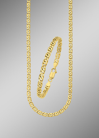 Grote patrijs oog ketting set