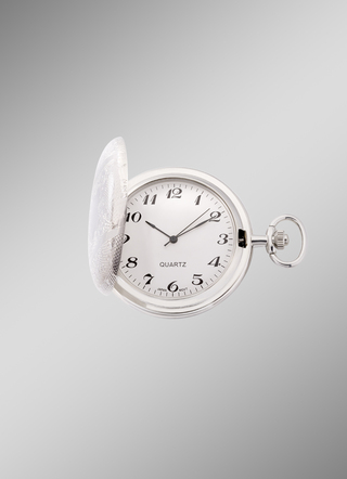 Quartz zakhorloge met metalen kast