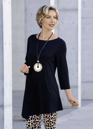 Fascinerende longshirt met 3/4 mouwen