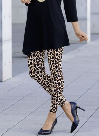 Legging in trendy dierenbontdesign