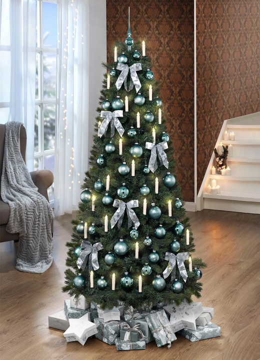 - Elegante kerstboomversiering voor feestelijke accenten, in Farbe CRÈME, in Ausführung Set kerstboomkaarsen, 24-delig Ansicht 1