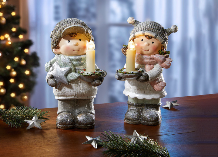 - LED-Figuren, 2er-Set, in Farbe SILBER Ansicht 1