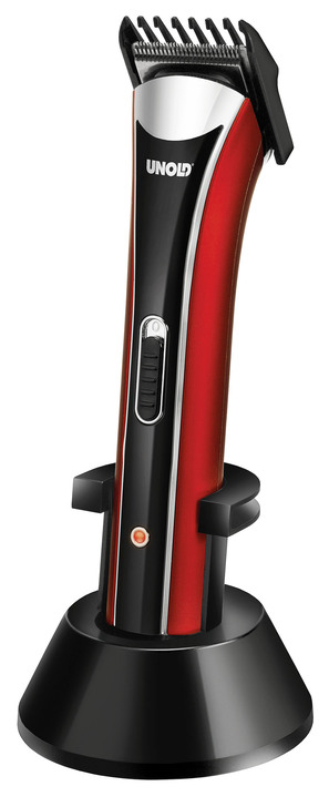- Scheerapparaat en tondeuse 2-in-1, in Farbe ROOD-ZWART-ZILVER Ansicht 1