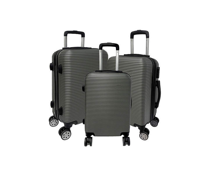 Reisbagage - Kofferset met 4 lichtlopende dubbele wielen, in Farbe ANTRACIET Ansicht 1