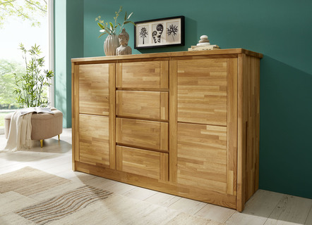 Massief houten dressoir met softclose