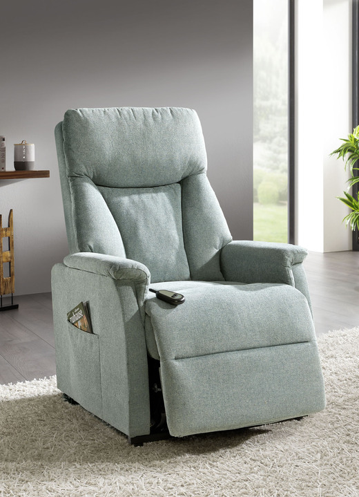 TV-Fauteuil / Relax-fauteuil - Tv-fauteuil met motor en opstahulp, in Farbe MINT Ansicht 1