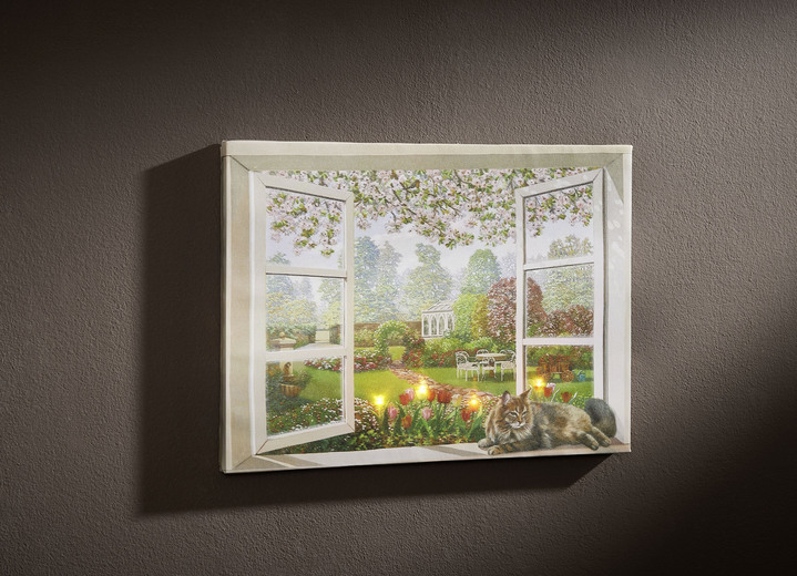 Landschap  - Led-schilderij, in Farbe MULTICOLOR