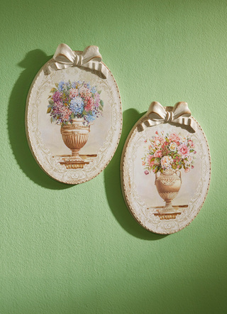 Muurschildering, set van 2