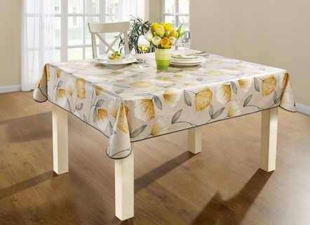 Tafelzeil met ginkgo motieven