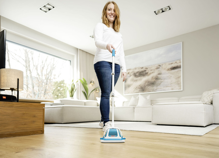 Reinigingsapparaten - Multi Scrubber accu scrubber van Livington, in Farbe BLAUW-WIT Ansicht 1