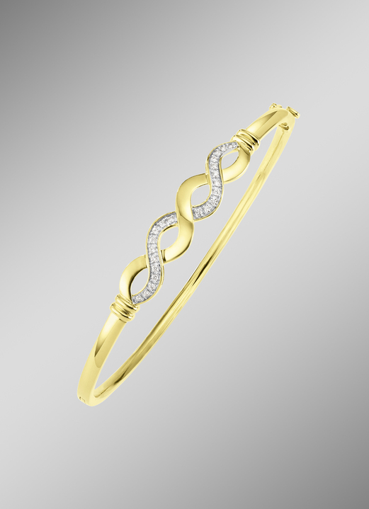 Armbanden - Elegante gouden armband, in Farbe