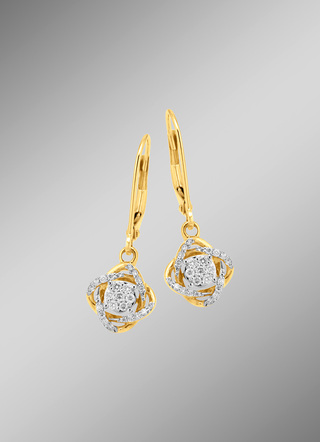 Hoge kwaliteit oorbellen met diamanten