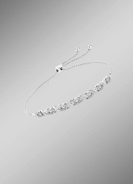 Armbanden - Armband met diamanten, in Farbe