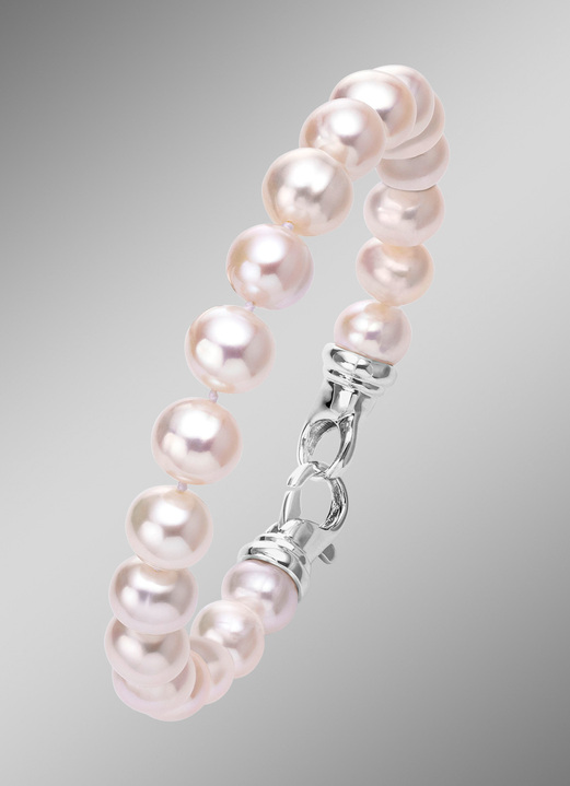 Armbänder - Armband mit Süßwasser-Zuchtperlen, in Farbe  Ansicht 1