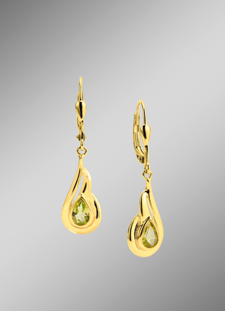 Oorbellen met peridot