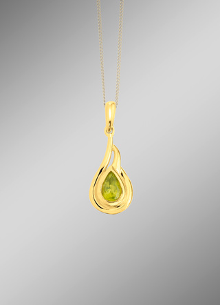 Hanger met peridot