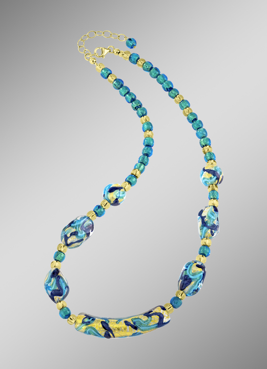 - Halsketting met Muranoglas, in Farbe  Ansicht 1