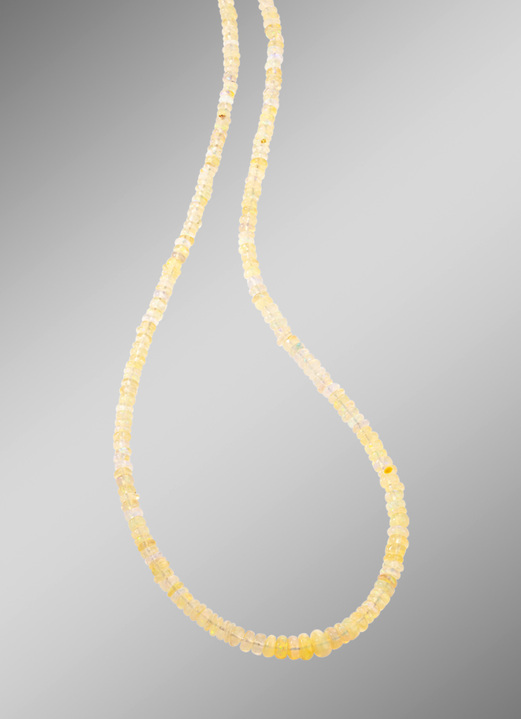 - Kristallen opaal ketting, in Farbe  Ansicht 1