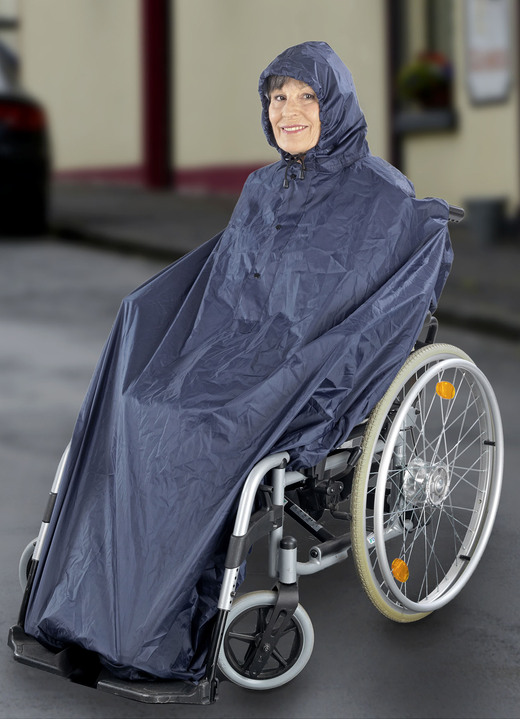 Rollators & rolstoelen - Regencape voor rolstoel, in Farbe BLAUW Ansicht 1