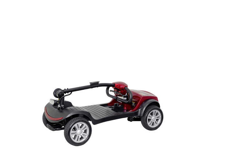 Elektrische mobile - Econelo 4-wiel scooter met elektromagnetische rem, in Farbe ROOD Ansicht 1