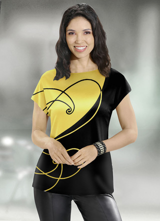 Shirt met inkjetprint