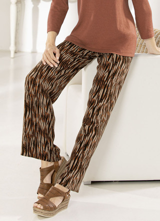 Broek in een subtiel gestreept design