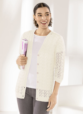 Vest met ajourmotief
