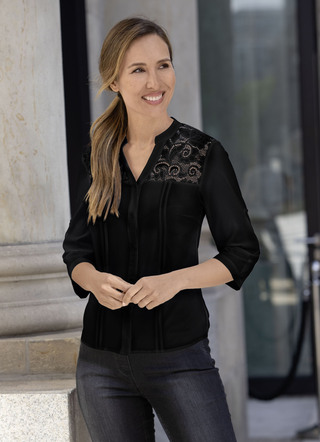 Licht transparante blouse