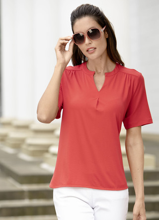 Topmodieuze shirt-tuniek in 2 kleuren