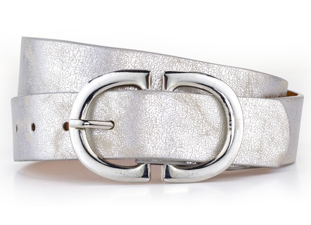 Lederen riem met lederen voering