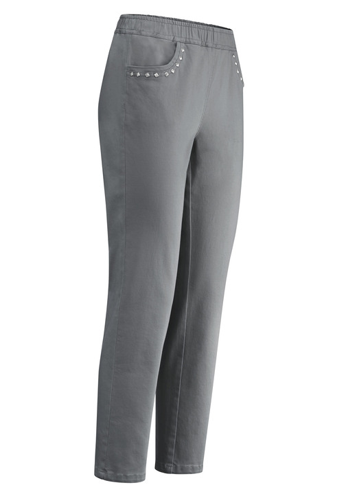 7/8-broeken, capri, bermuda's - 7/8-jeans, in Größe 019 bis 058, in Farbe MIDDENGRIJS Ansicht 1