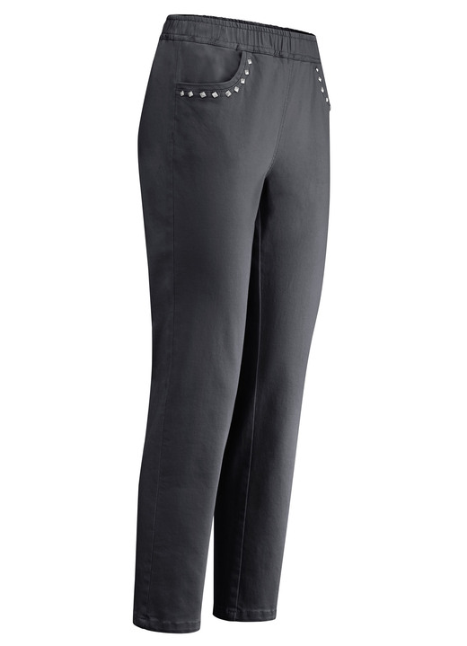 7/8-broeken, capri, bermuda's - 7/8-jeans 7/8-broeken, capri, bermuda's - 7/8-jeans, in Größe 019 bis 058, in Farbe ZWART
