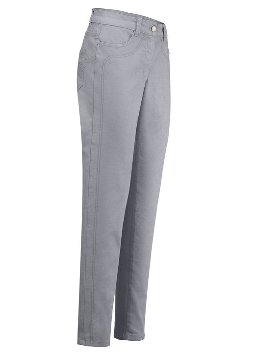 Broeken met elastische band - Power-stretch-jeans, in Größe 017 bis 092, in Farbe LICHTGRIJS Ansicht 1
