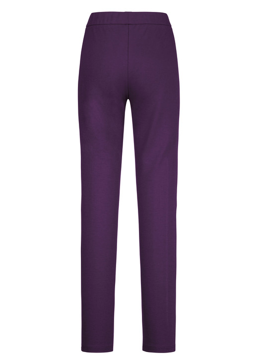 Broeken - Broek met nauwsluitende deelnaden, in Größe 018 bis 054, in Farbe ROOD Ansicht 1