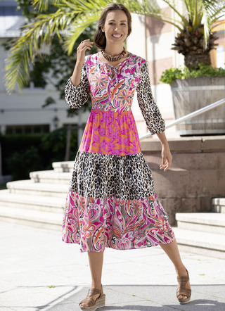 Tuniek met laagjes volants