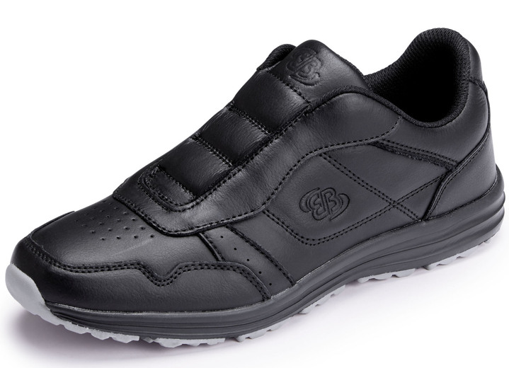 Instappers & veterschoenen - Slipper met comfortabele vulling, in Größe 040 bis 047, in Farbe ZWART Ansicht 1