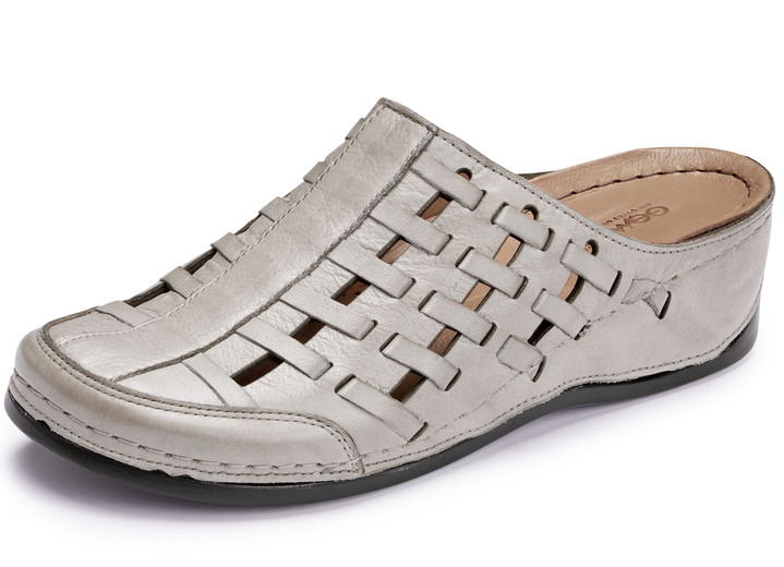 Sandalen & slippers - Gemini klomp met luchtige openingen, in Größe 036 bis 042, in Farbe TAUPE Ansicht 1