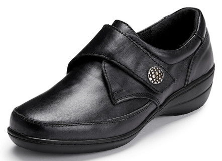 ELENA EDEN Slipper in zwart nappaleer