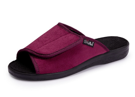 Slipper in velours materiaal