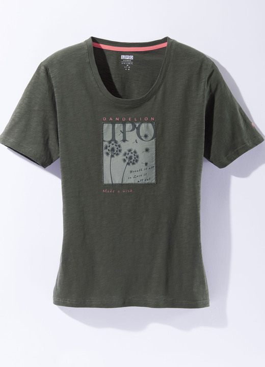 Homewear & vrijetijdsmode - Shirt van “LPO” in 3 kleuren, in Größe 036 bis 050, in Farbe OLIV Ansicht 1