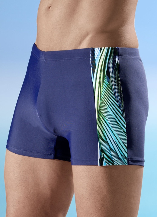 Wäsche - Naturana Badepants mit buntem Einsatz, in Größe 004 bis 010, in Farbe MARINE-BUNT