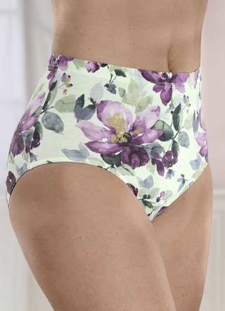 Set van vier slips met elastische band