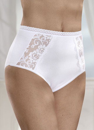Four Pack Laurina Briefs met kant