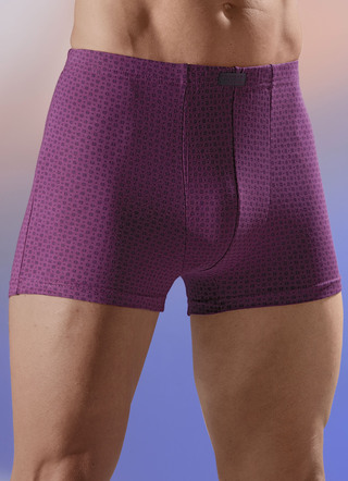 Verpakking met vier boxershorts, met alloverprint