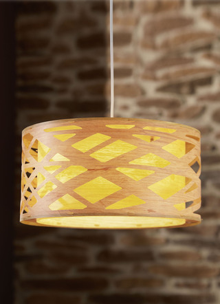 Hanglamp met natuurlijke flair