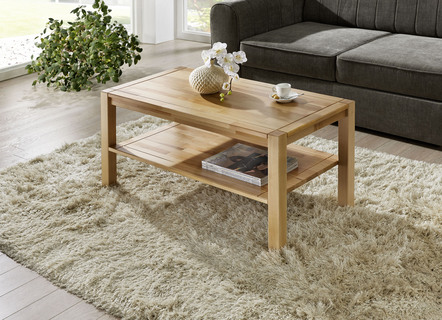 Salontafel van massief kernbeuken