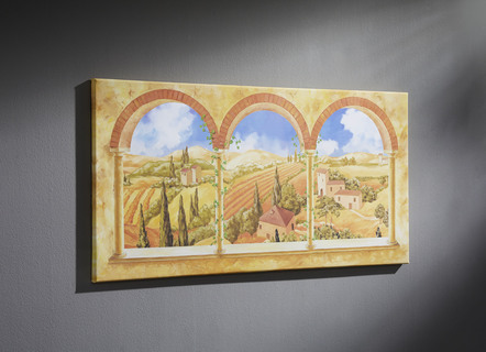 Beeld met Toscaans landschap