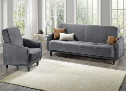 Bijzonder comfortabel, modern gestoffeerd meubilair