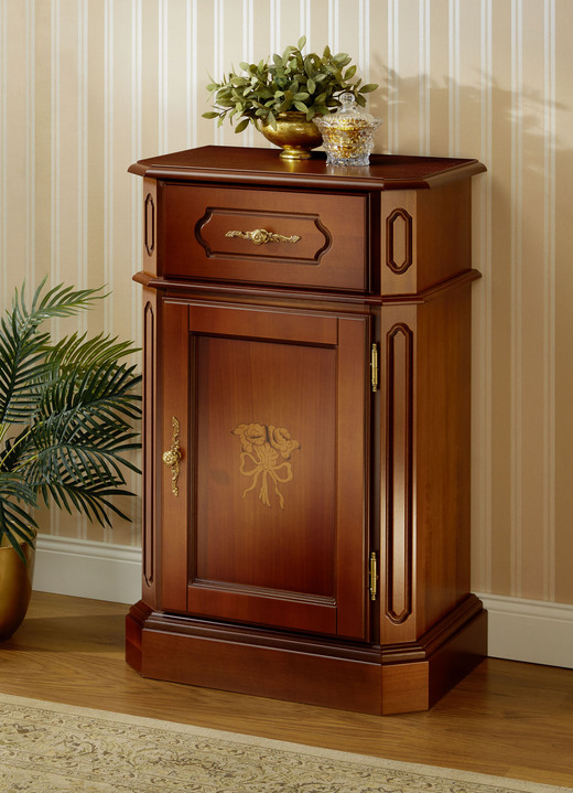 - Kommode, 1-türig, in Farbe NOTENBOOM, in Ausführung Commode, 1 deur